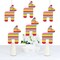 Big Dot of Happiness Let's Fiesta - Pinata Decorations DIY Fiesta Party Essentials - Set of 20